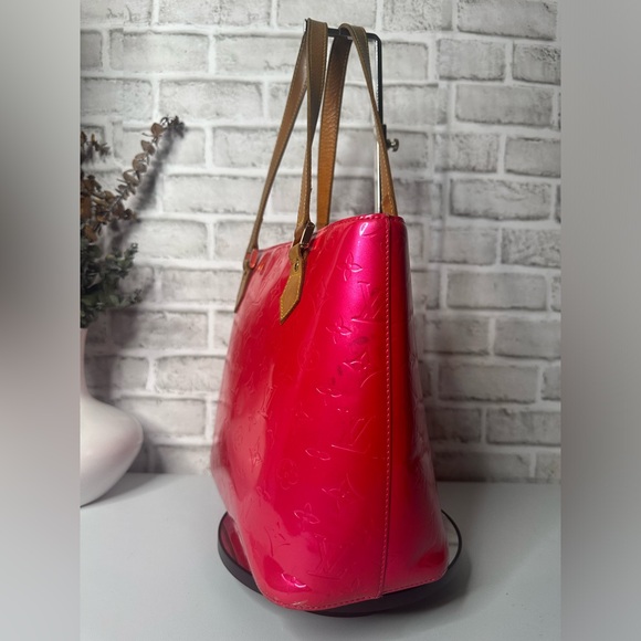Louis Vuitton Authentic Monogram Vernis Houston M9135F Pink CA1022 - Picture 7 of 17